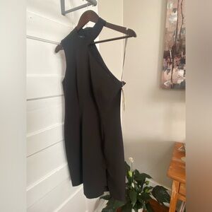 SZ 8 French Connection Black Mini Dress